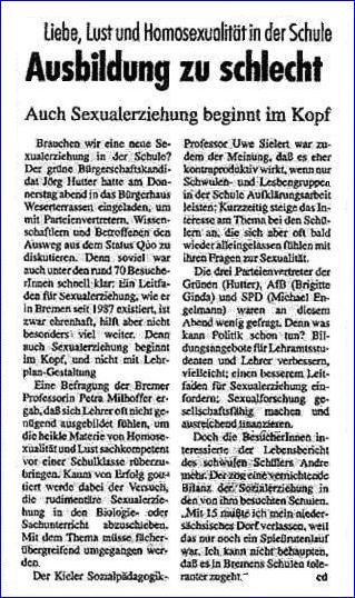 Presse zu Liebe, Sex und Anderssein